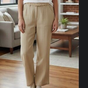 Willi Smith Women's Linen Pants Size 12